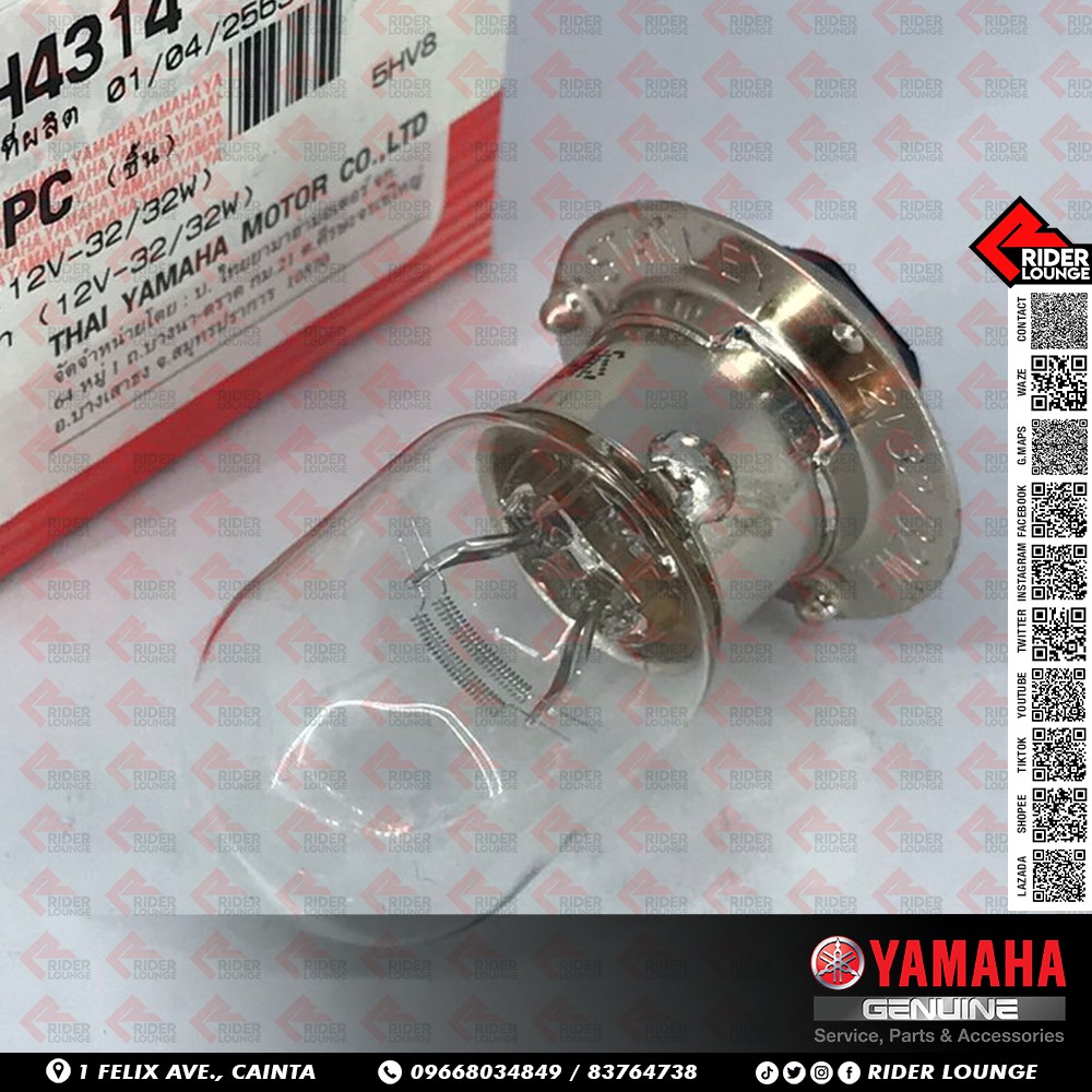 Rider Lounge GENUINE YAMAHA BULB (12V32/32W) for Yamaha Mio Sporty