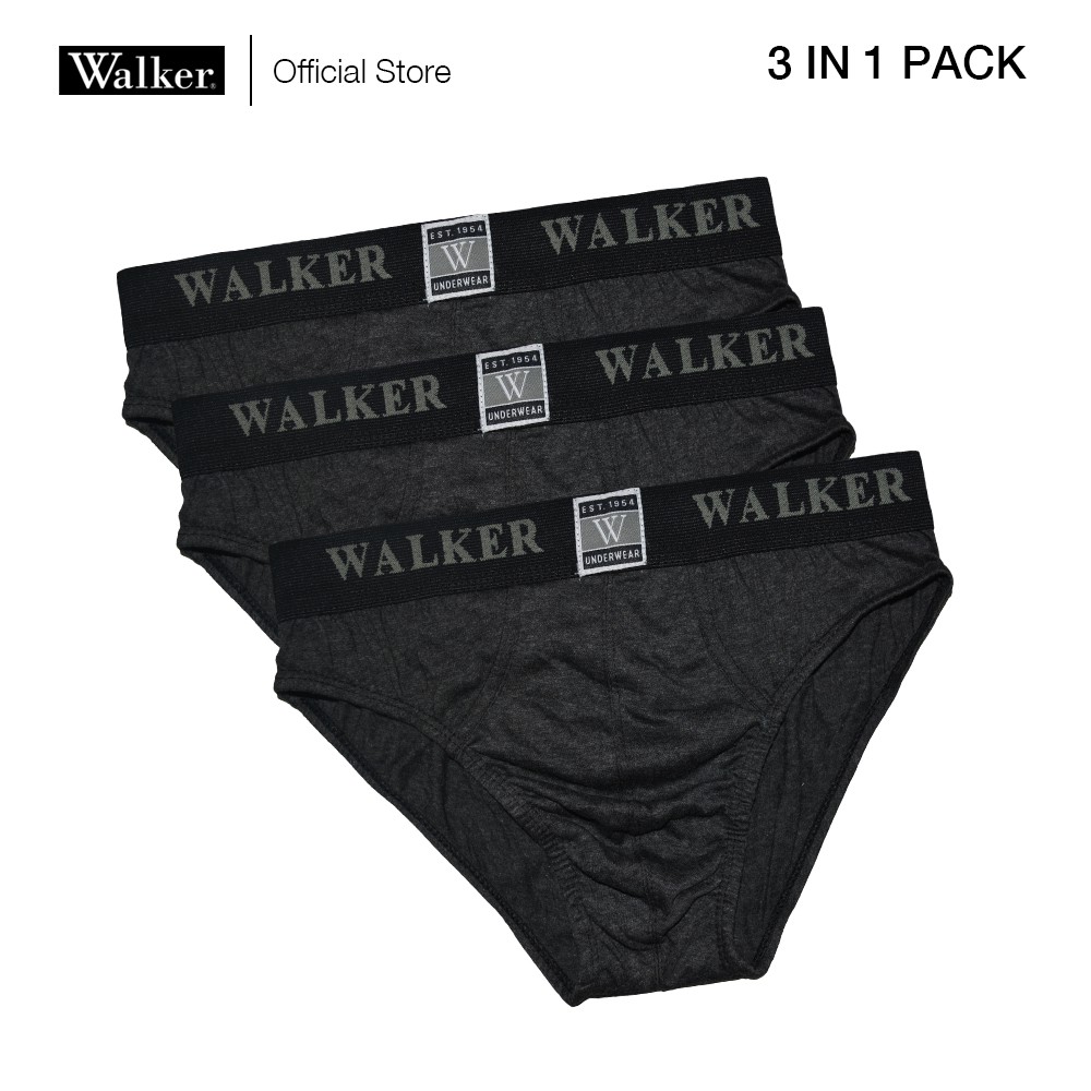 Walker Organic Cotton USA Men's Signature Underwear Brief in Acid Black
