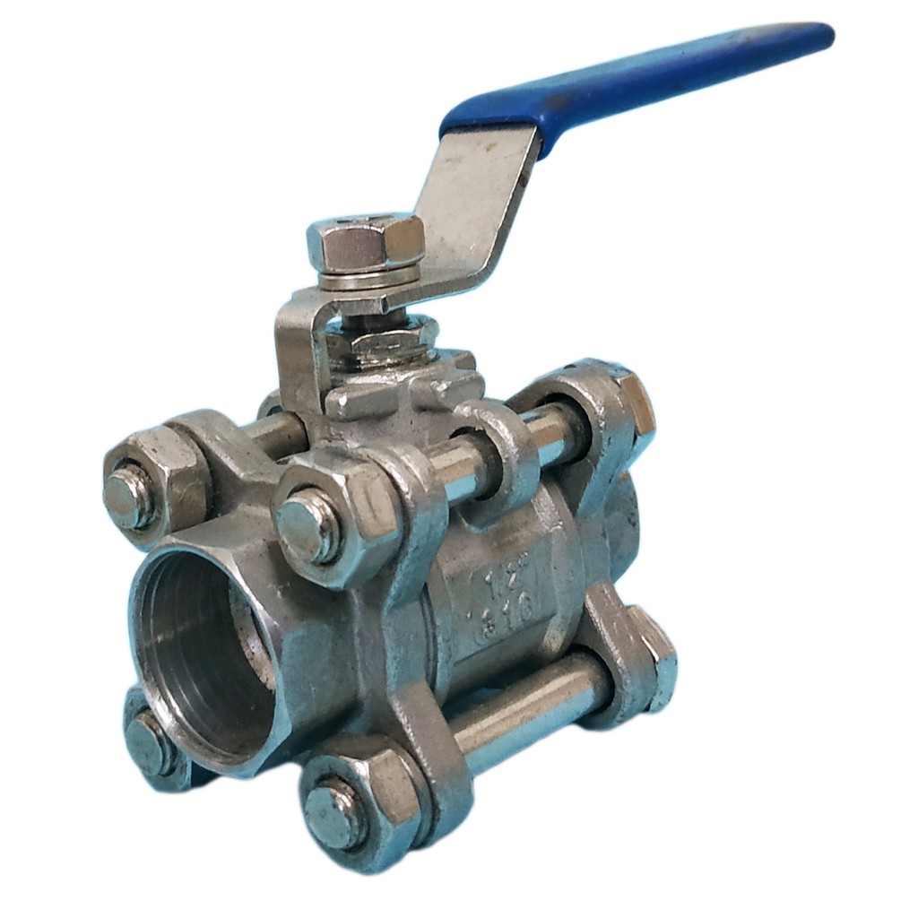 SMITH SS BALL VALVE 1/2" X 1000WOG X 3PC DESIGN SOCKETWELD STAINLESS