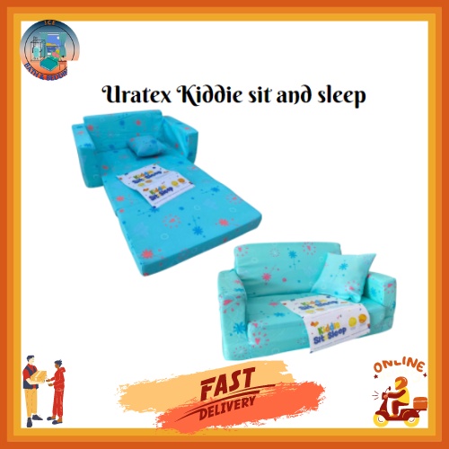 URATEX KIDDIE SIT AND SLEEP SOFA BED/ SOFA BED FOR KIDS/ KIDDIE SOFA