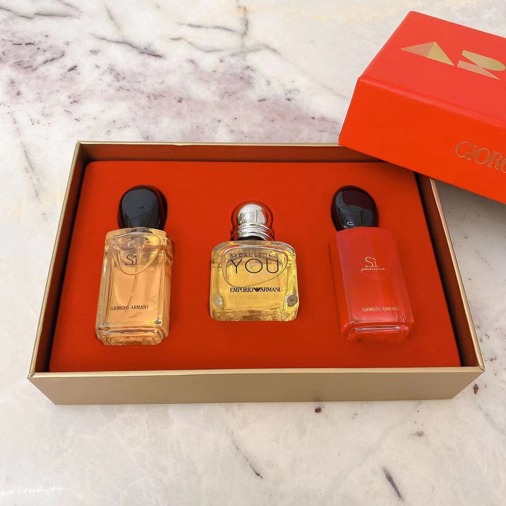 Armani 3 in 1 for women perfume gift set Christmas 25mlX3