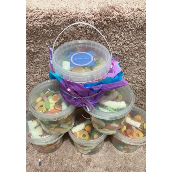 1 liter Gummy Bucket Shopee Philippines