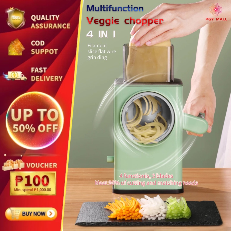 Drum chopper Multifunctional Vegetable Slicer Peeler Slicer Chopper