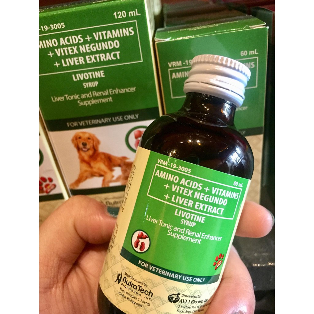 Livotine Syrup LiverTonic And Renal Enhancer Liver Supplement For Dogs