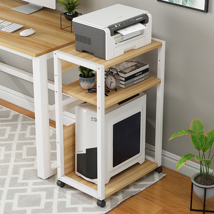 Dailyhome 3 Tier Printer PC Stand Shelf Side Table Computer Tower CPU