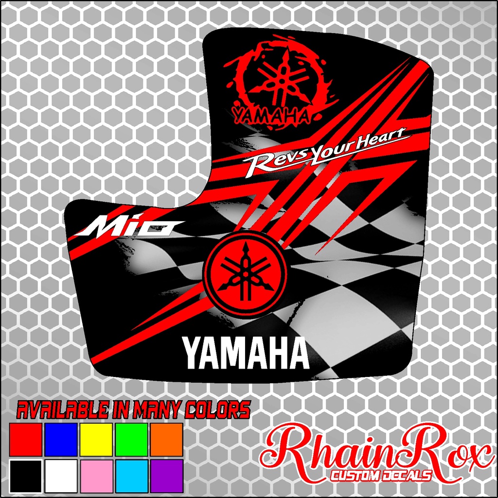 mio sporty gas tank sticker printed laminated waterproof Shopee