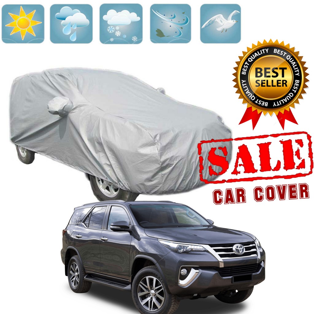 NYLON CAR COVER FOR TOYOTA FORTUNER DUST PROTECTED WIND PROTECTION
