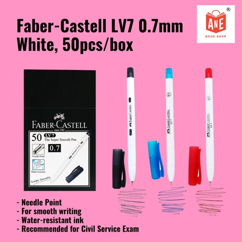 AUTHENTIC FaberCastell LV7 Ballpen 0.7mm for Civil