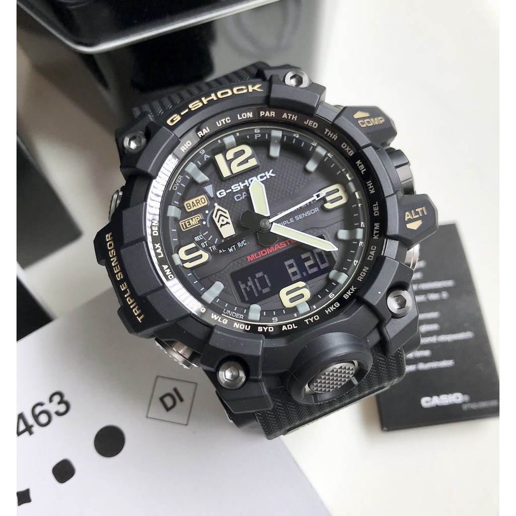BNEW AUTHENTIC GShock Mudmaster GWG10001A Solar Military Black