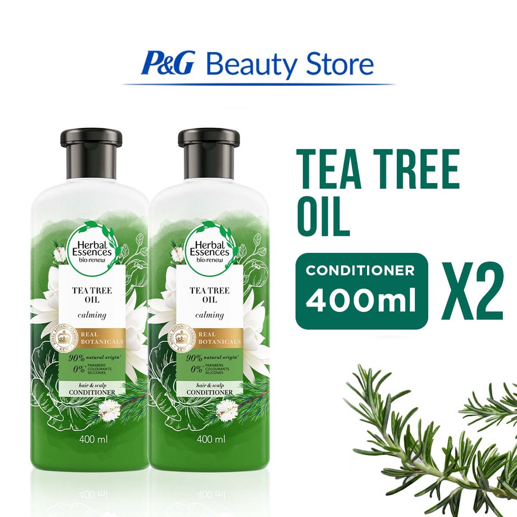 Herbal Essences Tea Tree Oil Conditioner 400mL Duo Shopee Philippines