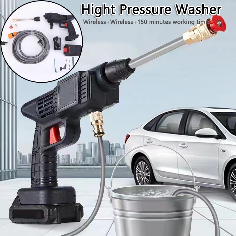 Car Washer Sprayer Electric High Pressure Portable Washing Cordless