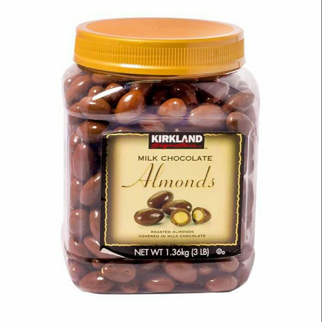 Kirkland Milk Chocolate Almonds 1.36kg Shopee Philippines