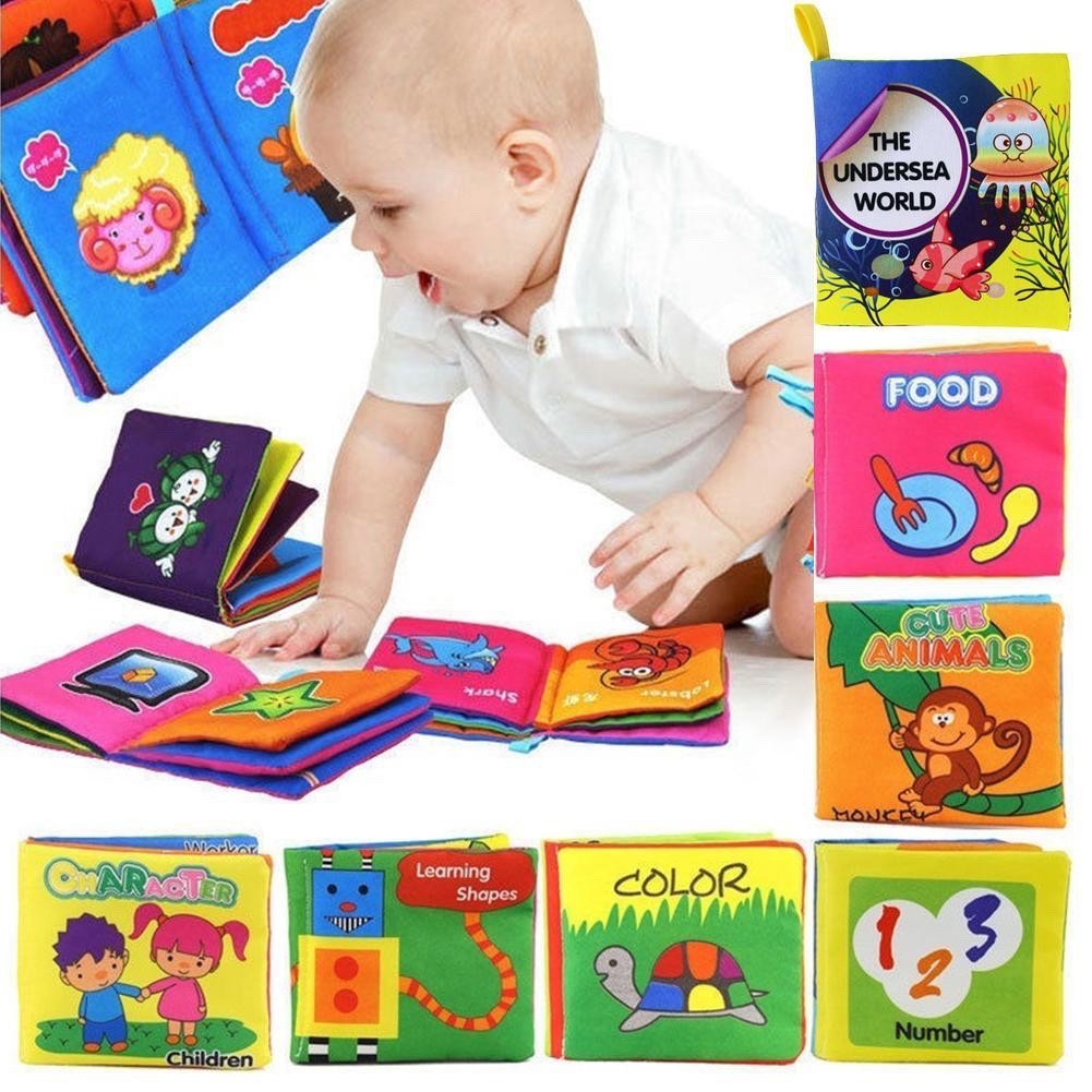 CiCi Baby Intelligence Development Cloth Book Cognize Book