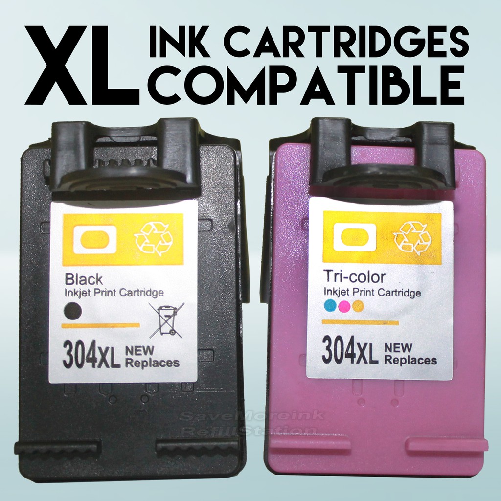Brand new Compatible ink Cartridges 304XL Black & TriColor for HP