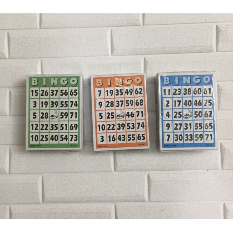 100pcs Bingo Cards Set (RANDOM) Shopee Philippines
