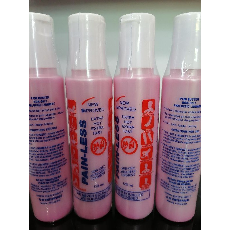 PAIN RELIEVER / PAINLESS NonOily Analgesic Liniment Shopee Philippines