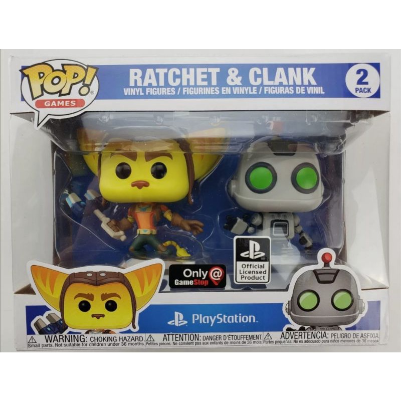 Ratchet and Clank (Gamestop Exclusive)(2 Pack) Playstation Funko Pop! Authentic Shopee