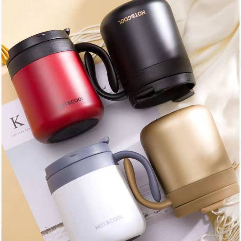 Stainless Steel Coffee Mug Hot And Cold 350ml 500ml Thermos Tumbler