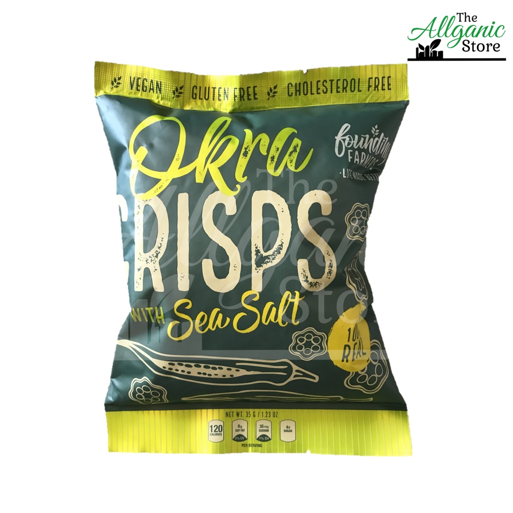 FOUNDING FARMERS Okra Crisps with Sea Salt 35g Shopee Philippines