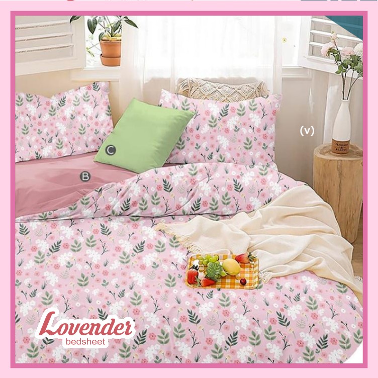Taiwan Fine Cotton Bed Linen / Smooth Star keiko pastel pink Green mint