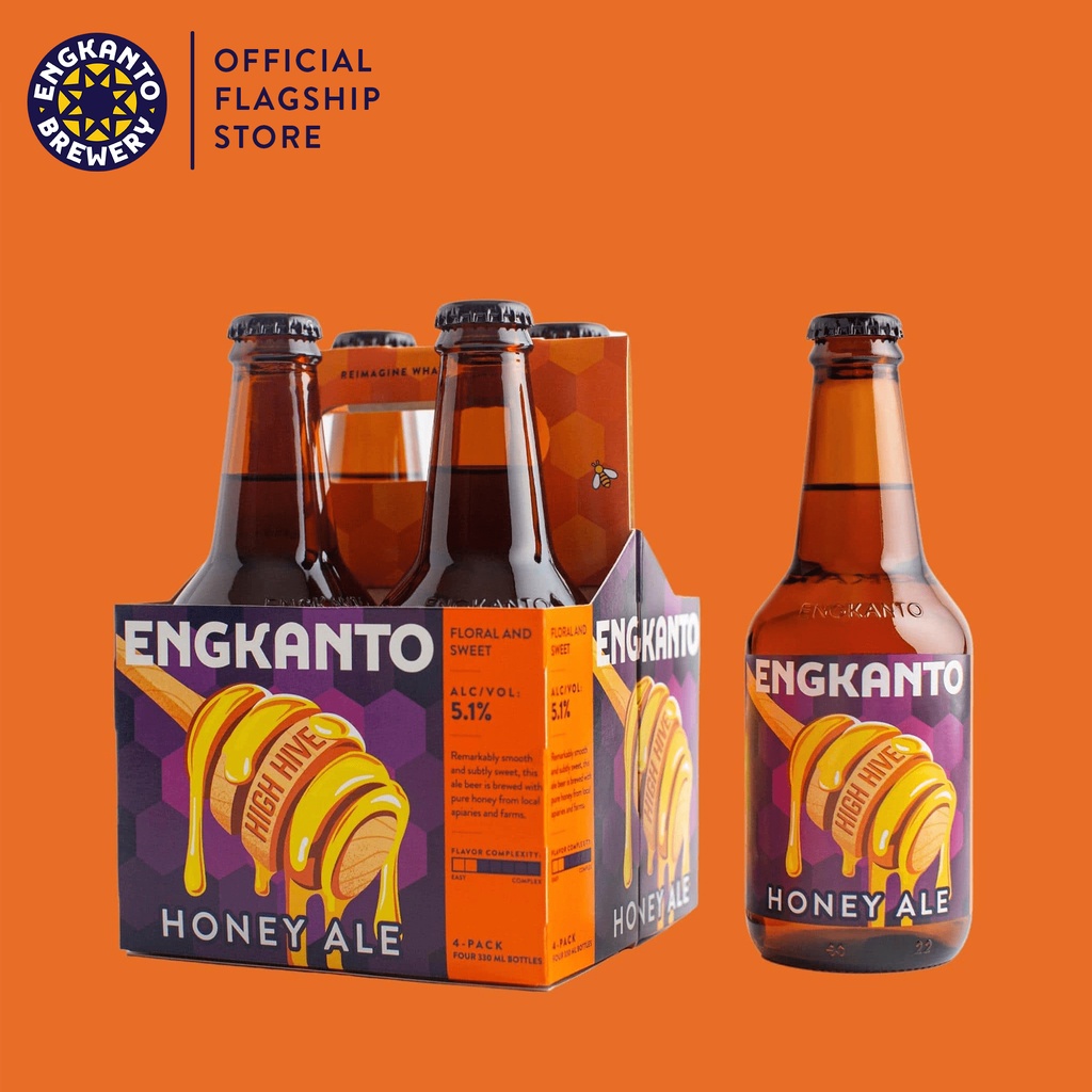 Engkanto Brewery High Hive Honey Ale 4Pack Local Craft Beer 5.1 ABV