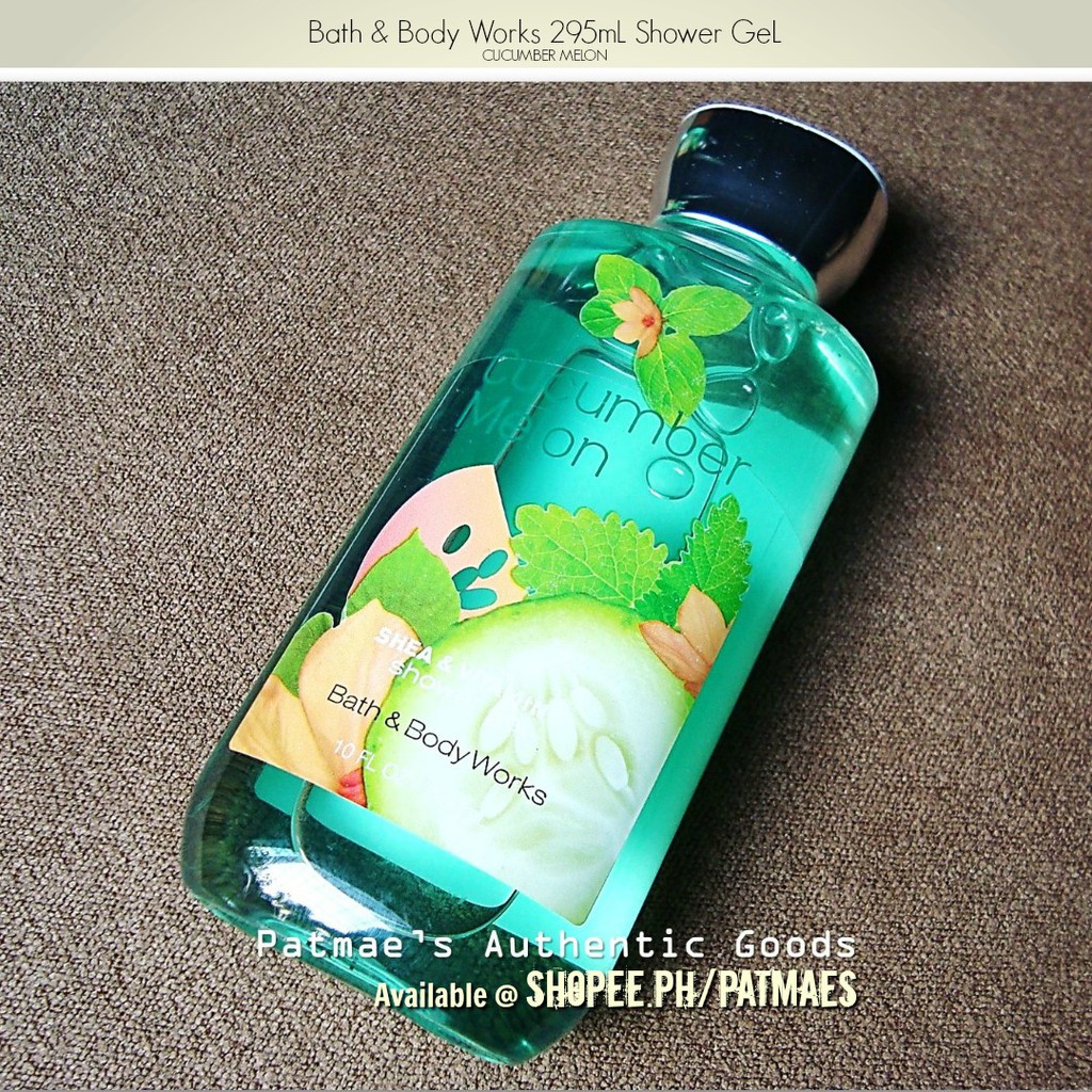 Bath and Body Works Shower Gel Cucumber Melon 295mL Shopee Philippines