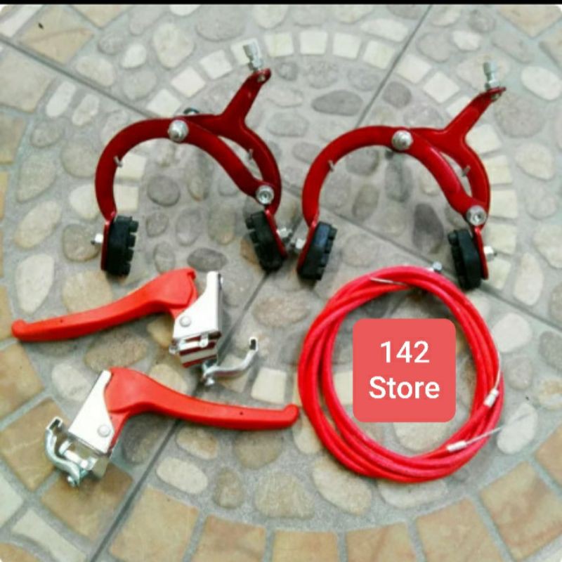 Bmx Bike Brake Red And Blue U Brake Shopee Philippines