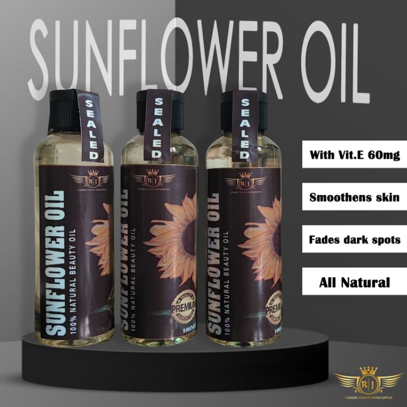 100 Pure Sunflower Oil 100ml Shopee Philippines