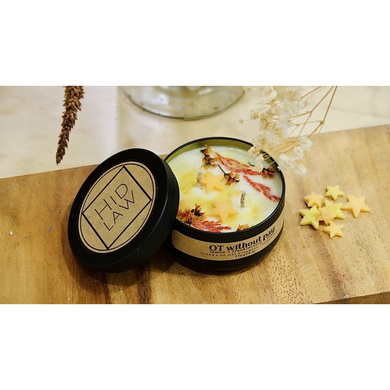 Soy Wax Scented Candle OT without Pay Shopee Philippines
