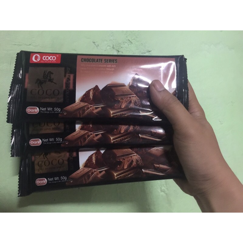 Coco Dark Chocolate Series 50 grams Shopee Philippines
