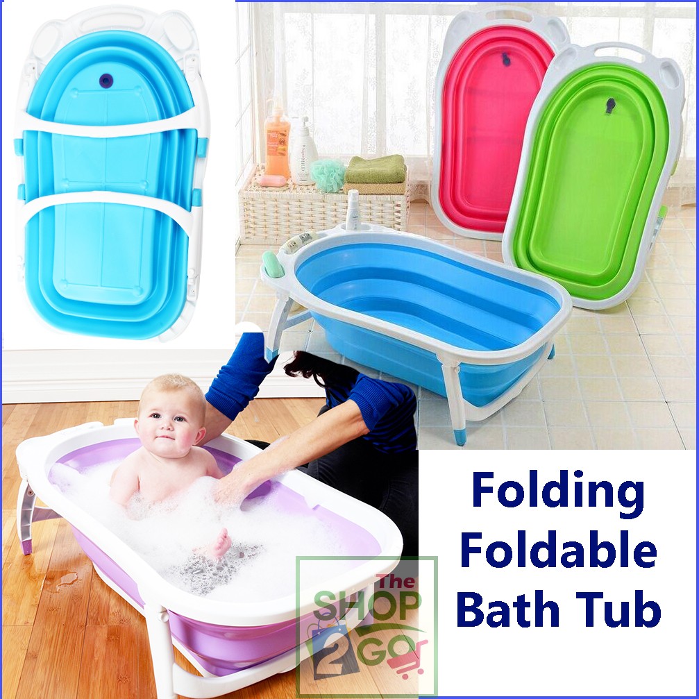 Folding Bath Tub Space Saving Foldable Bathtub Shopee Philippines