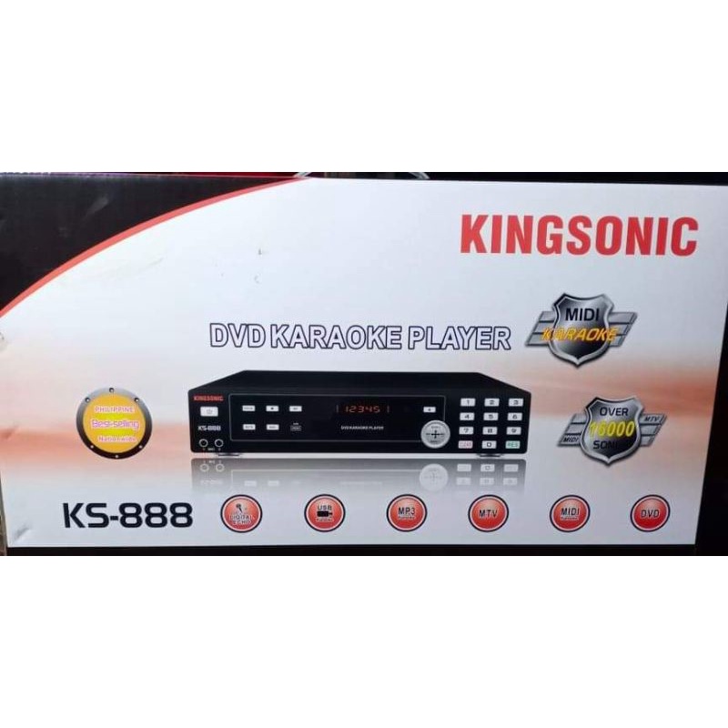 KINGSONIC*KS888*(DVD karaoke Player) Shopee Philippines