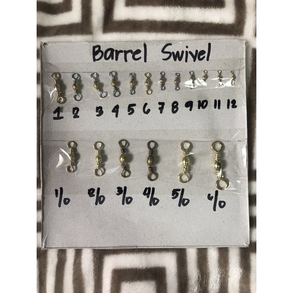 YAMATO BARREL SWIVEL size #1 to #12 (sold per dozen) | Shopee Philippines