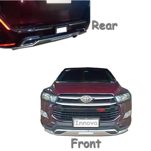 TOYOTA INNOVA 2016 2021 FRONT AND REAR BUMPER GUARD/BUMPER NUDGE
