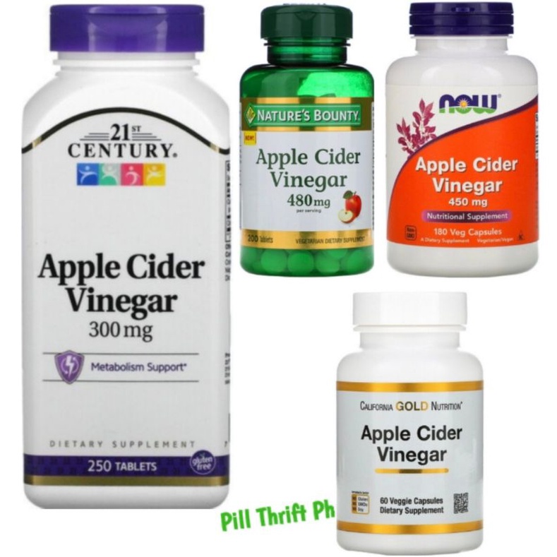 Apple Cider Vinegar Tablets / Capsules 21st Century Now Foods