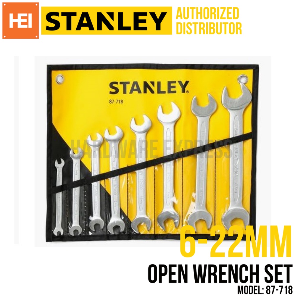 STANLEY Open Wrench (87718) 8pc/set ORIGINAL Shopee Philippines