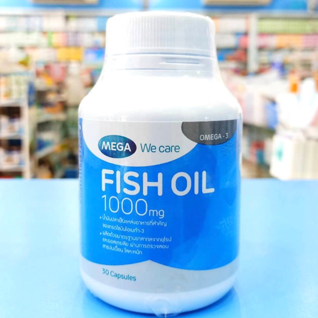 Fast Delivery Mega We Care Fish Oil 1000mg 30 Capsules/Bottle. Helps To