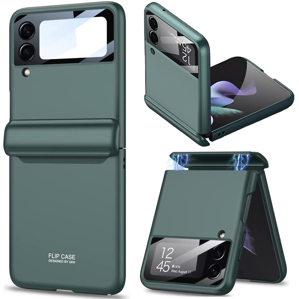 Ninki Cover for Samsung Galaxy Z Flip 3/Z Flip 4 Case Hinge Protection
