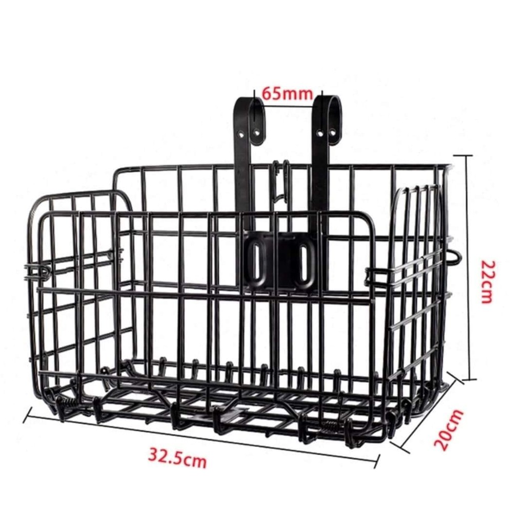 Foldable Metal Bike Basket Cheapest in the Market Shopee Philippines