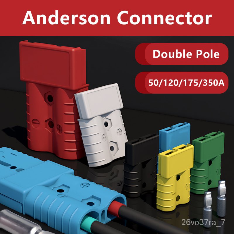 Power Connector Double Pole Electric Car Battery Connector 50A 120A