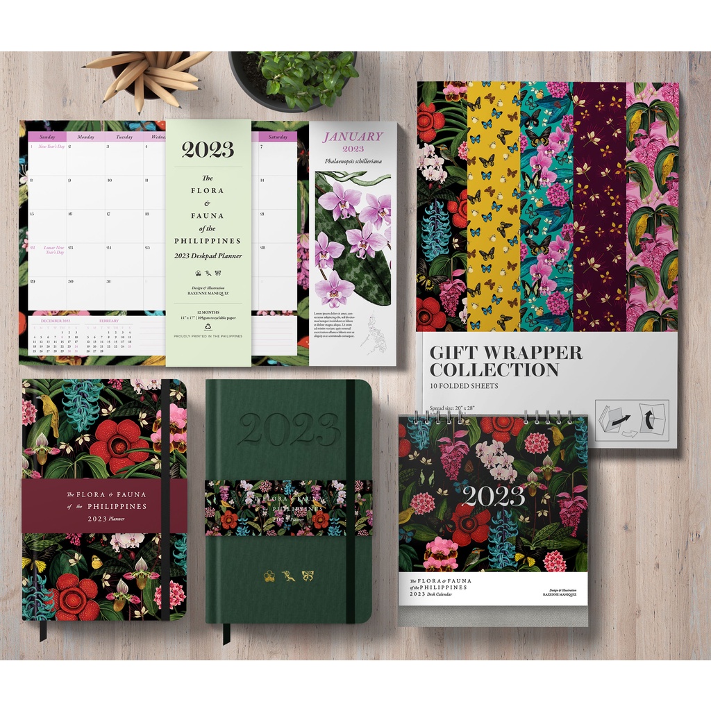 2023 Notebook Planner A5 The Flora & Fauna of the Philippines