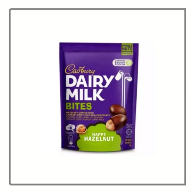 Cadbury Dairy Milk Bites Happy Hazelnut 50g Shopee Philippines