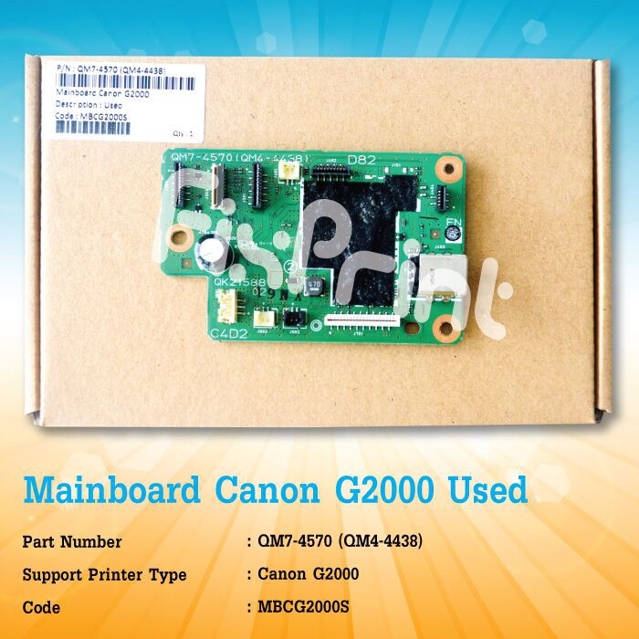 Multicolor Part Number QM74570 QM44438 Mainboard for Canon G2000 Printer Shopee Philippines