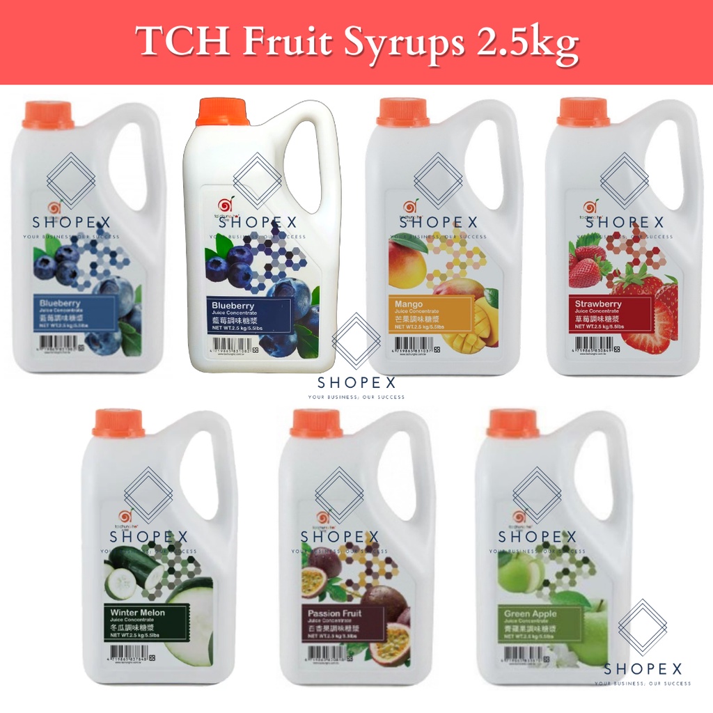 Ta Chung Ho Concentrated Flavored Fruit Syrup 2.5kg TCH / Fruit Tea