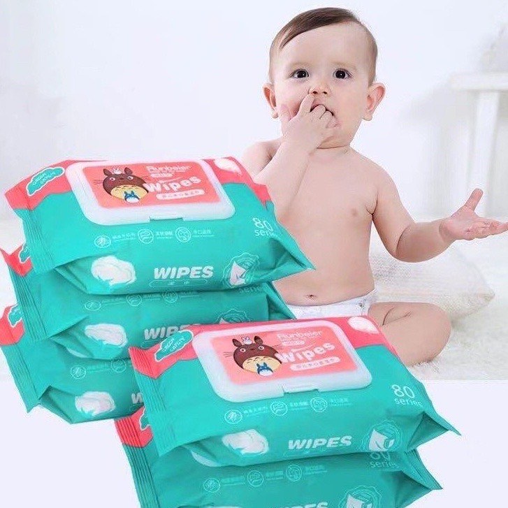 Running Baby Wipes 80sheets Per Pack convenient portable wipes Shopee