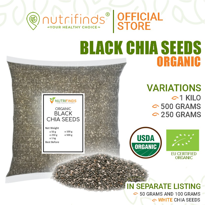Organic Black Chia Seeds BULK Shopee Philippines