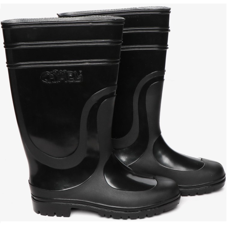 High tube rain boots(BOTA) acid and alkali resistant water boots tendon