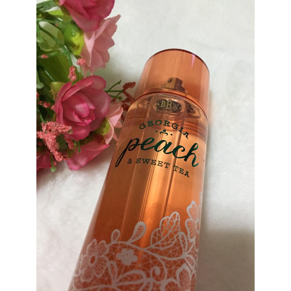 PEACH and SWEET TEA Bath and Body Works Fine Fragrance Mist