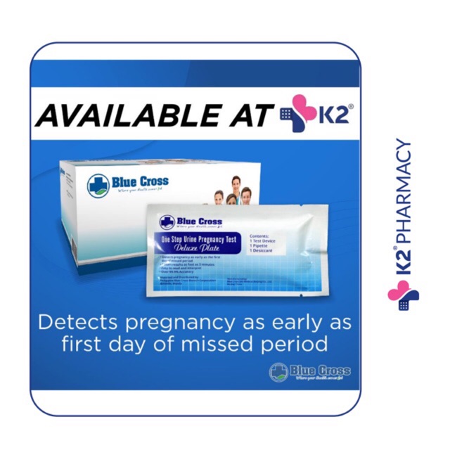Blue Cross Deluxe Pregnancy Test x40s Shopee Philippines