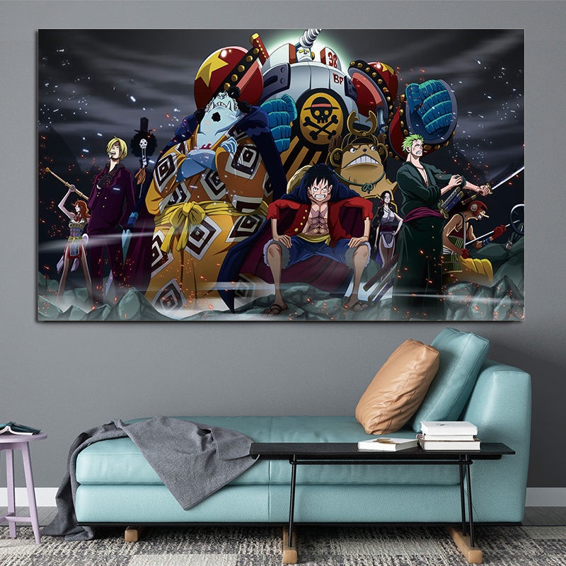 One Piece Wall Sticker Poster Wallpaper Selfadhesive Bedroom Dormitory